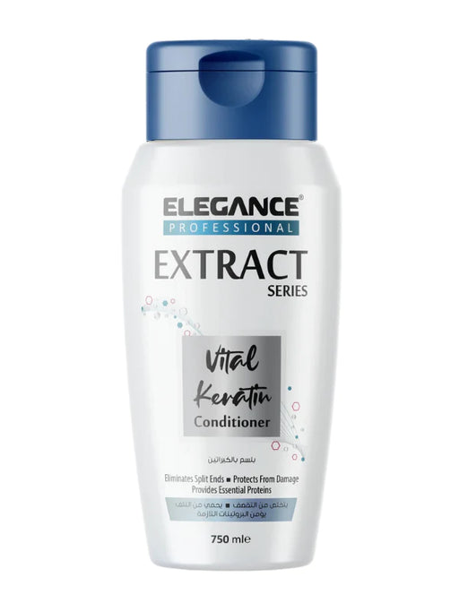 elegance professional hair conditioner vital keratin 750 ml