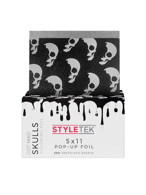 StyleTek Got Mad Skulls 5" x 11" 500 Heavy Embossed Sheets