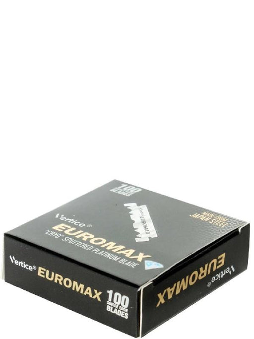 EUROMAX Razor Blades EUROMAX ''Cryo'' Sputtered Platinum Blade 100 single Edge blades