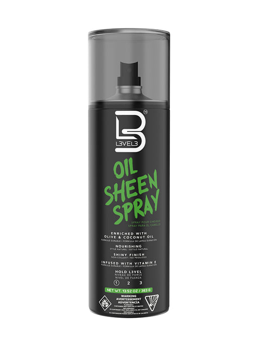 l3vel3 oil sheen hair spray