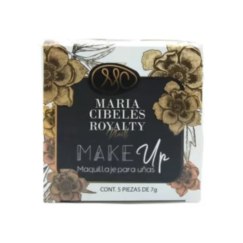 Juego de 5 piezas de la colección de maquillaje acrílico Maria Cibeles Royalty