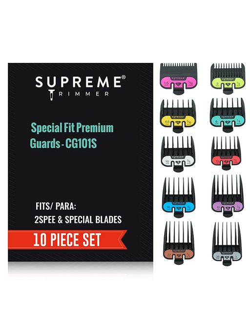 10 special Fit Premium Guards W/Tray CG101S Supreme Trimmer
