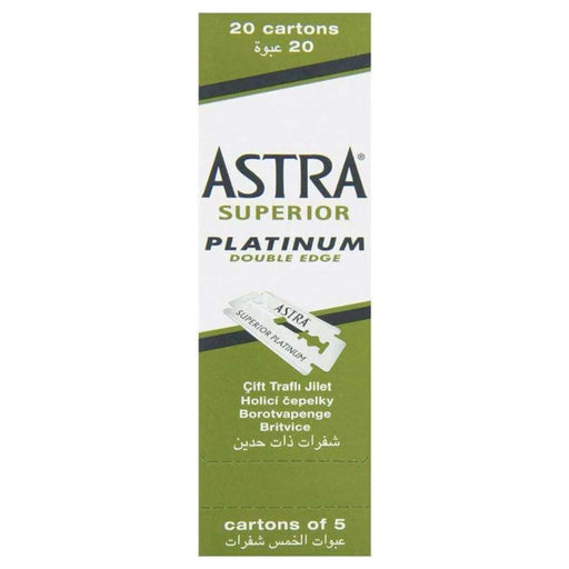 100 Astra Superior Premiun Platinum Double Edge Safety Razor Blades