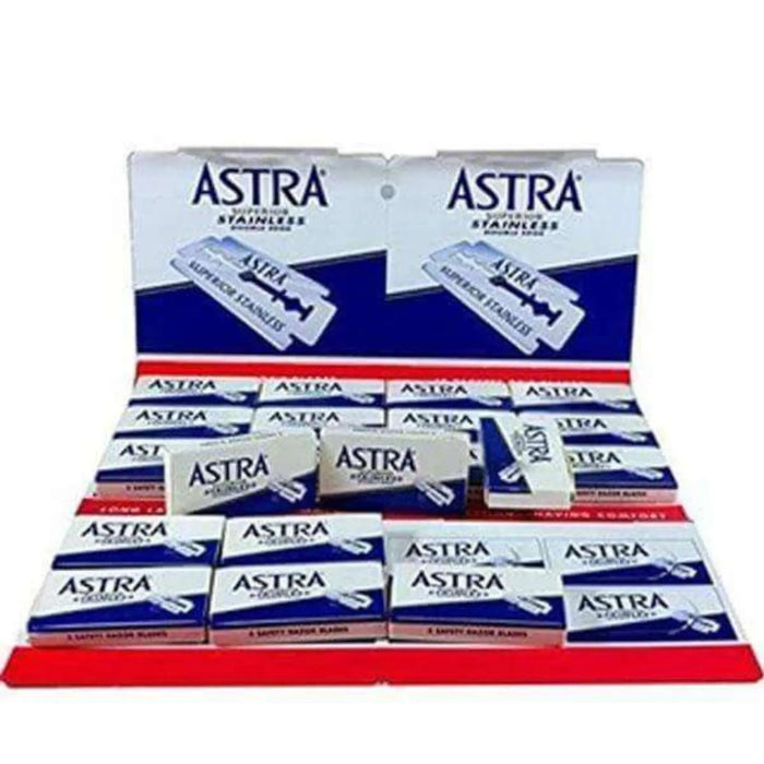 Astra Superior Stainless Double Edge Safety Razor Blades 100's