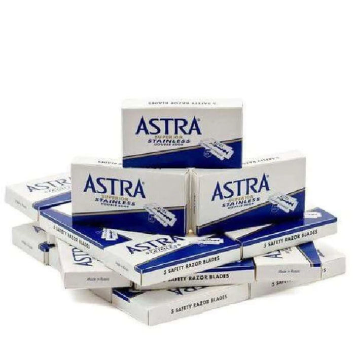 Astra Superior Stainless Double Edge Safety Razor Blades 100's
