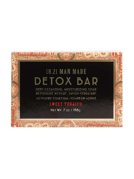 18-21 man made sweet tobacco detox bar soap