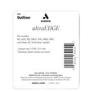Andis ultraEDGE outliner packaging with branding and product details.