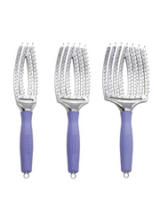 Oliva Garden FingerBrush Vented Hair Brush Combo w/ Gift Bag
