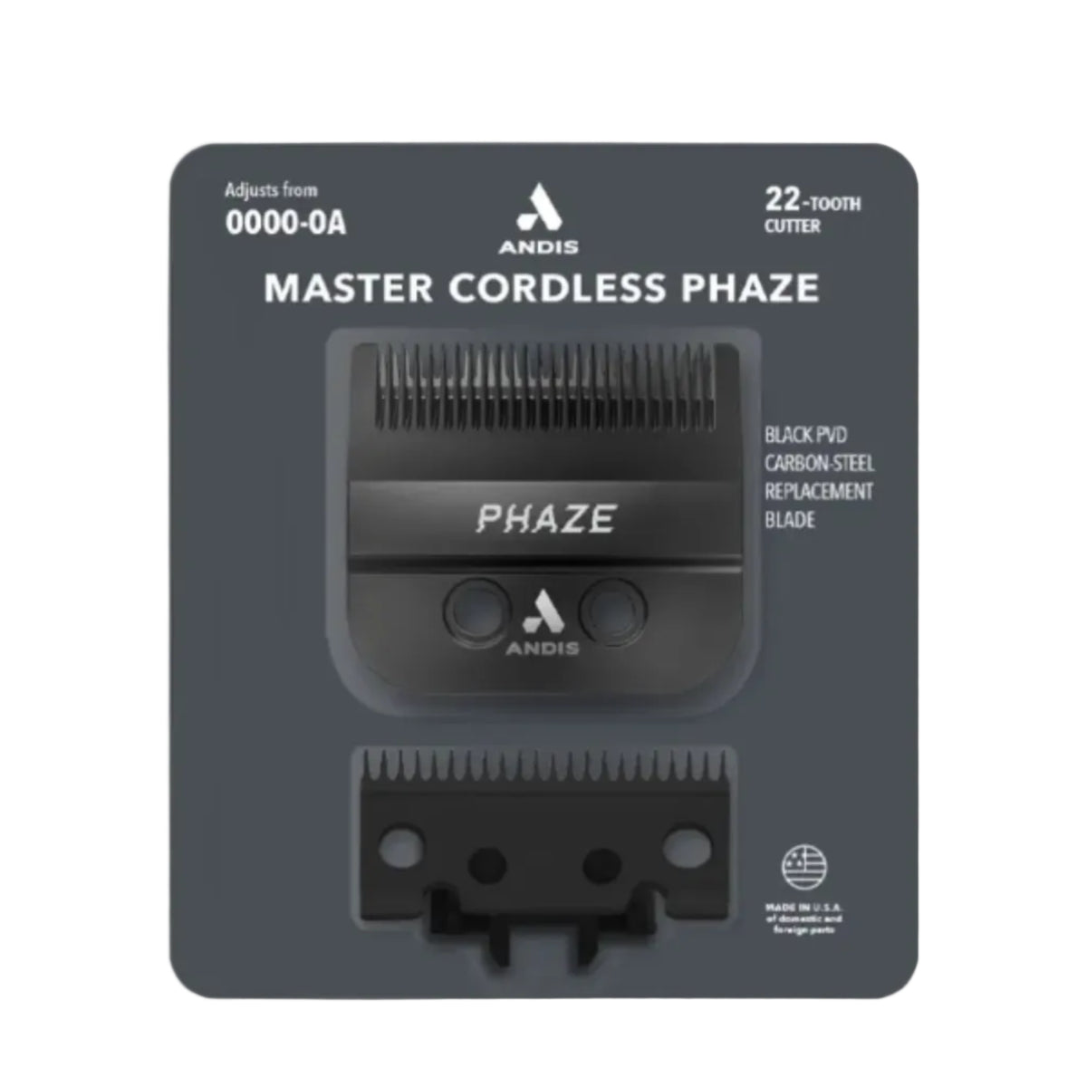 Andis Black Label Master Cordless Clipper Phaze Blade #561921