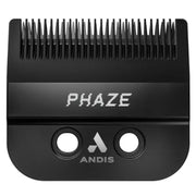 A black metal clipper blade attachment with the brand name PHAZE on the front and the ANDIS logo below, shown against a plain white background.