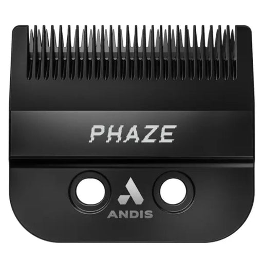 A black metal clipper blade attachment with the brand name PHAZE on the front and the ANDIS logo below, shown against a plain white background.