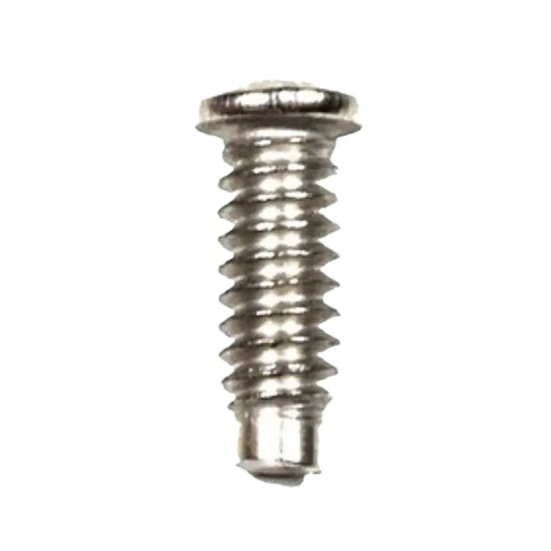 Metal screw for the Andis Cordless Master blade pad on a white background