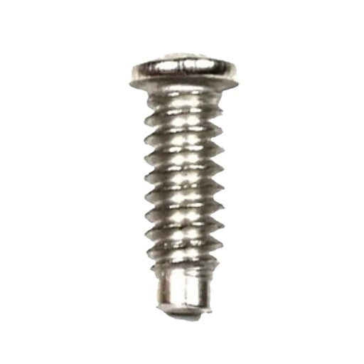 Metal screw for the Andis Cordless Master blade pad on a white background