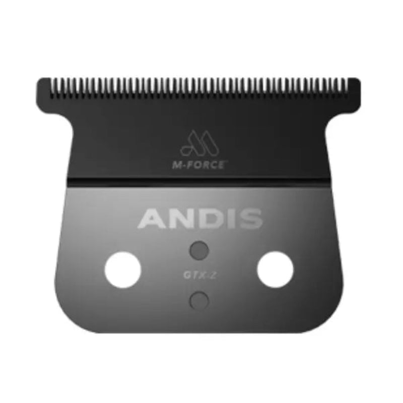 Andis M-Force hair trimmer blade on a white background