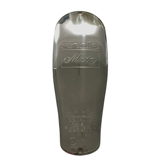 Andis Master clipper top housing cover lasered on a white background