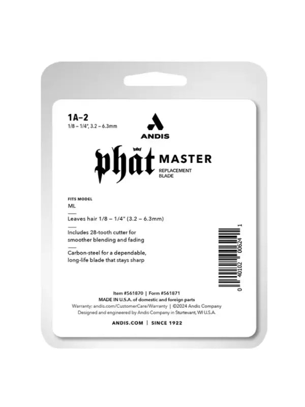 andis phat master replacement clipper blade