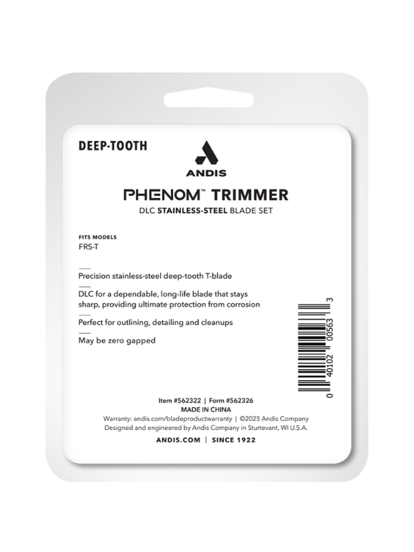 Andis Phenom Trimmer DLC Deep Tooth T-Blade #562322 — Vip Barber