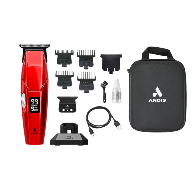 Andis Talon Cordless Trimmer Red #564054