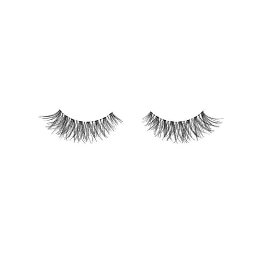 Pair of false eyelashes on a white background
