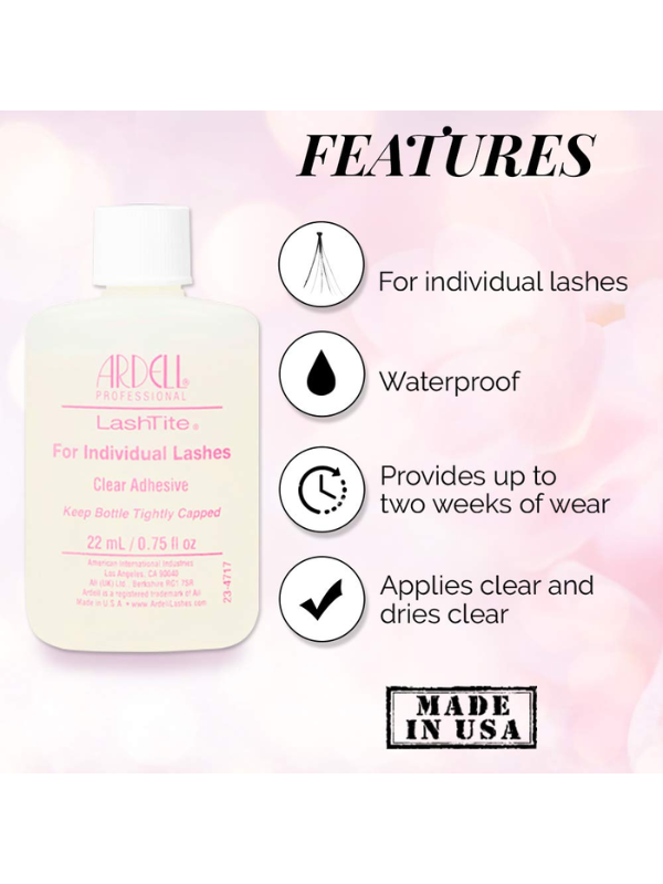 Ardell LashTite Clear Adhesive Information