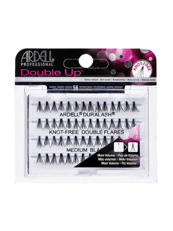 Pestañas individuales Ardell Medium-Black 56 sin nudos