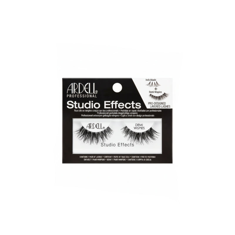 Ardell Studio Effects Demi Wispies false eyelashes packaging on a white background