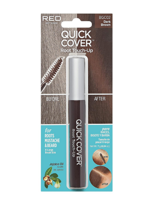 Red by Kiss Quick Cover Root Touch-Up Brush Brown