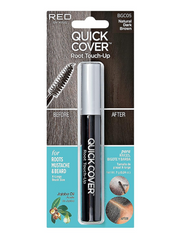 Red by Kiss Quick Cover Root Touch-Up Brush Natural Dark Brown