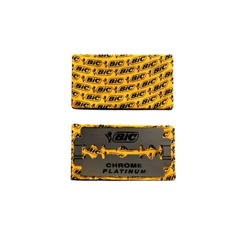 BIC Chrome Platinum Double Edge Razor Blades - 100 Ct (20x5)