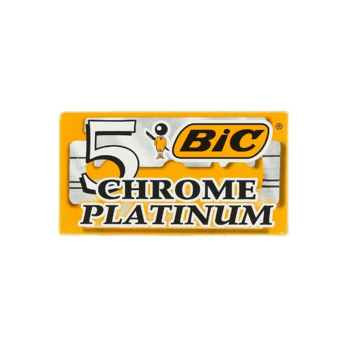 BIC Chrome Platinum Double Edge Razor Blades - 100 Ct (20x5)