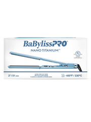 BaByliss Pro Nano Titanium Ultra-Thin Straightening Iron - 2 Inch