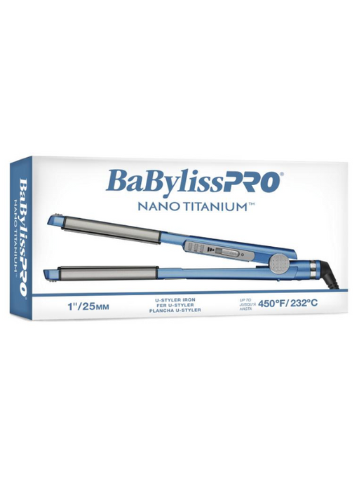 BaBylissPRO Nano Titanium U-Styler - 1" Hair Iron #BNT4081UC