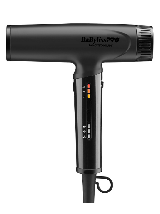 BabylissPRO Nano Titanium High-Speed Hair Dryer matte black