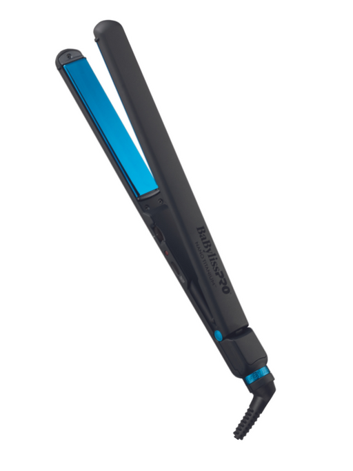 BaBylissPRO Nano Titanium™ Limited Edition Black & Blue 1" Ultra Thin Flat Iron