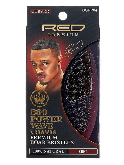 RED by KISS 360 Power Wave Palm Boar Brush Soft Bristles