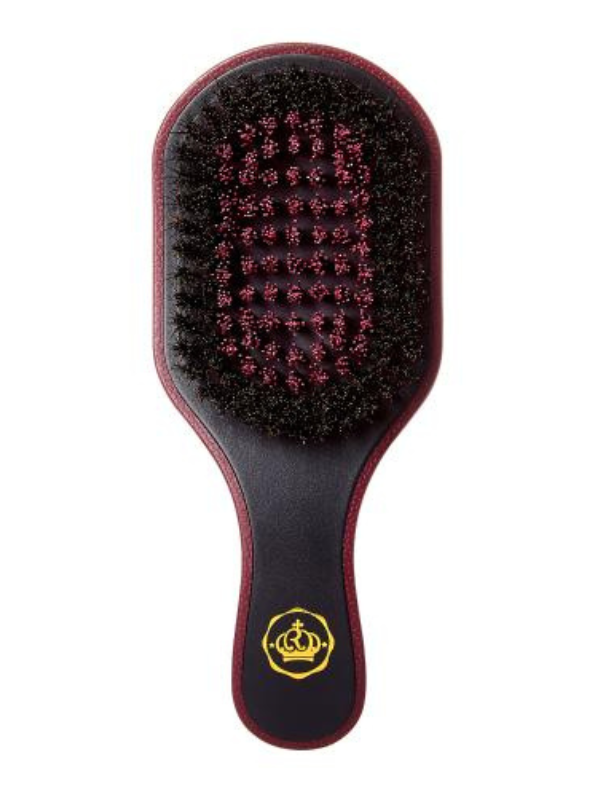 Red Premium Club Brush Curve Mixed 2 in 1 Medium & Hard "Burgundy" #BR02