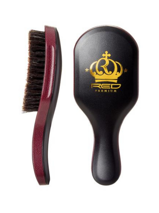 Red Premium Club Brush Curve Mixed 2 in 1 Medium & Hard "Burgundy" #BR02