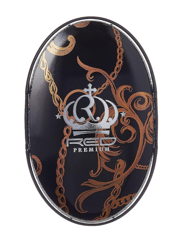 Red Premium Palm Brush Medium with Case "Designed Chain"