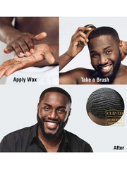 Red Premium Palm Brush Mixed 2 in 1 Medium & Hard "Gold Metallic" #BR08