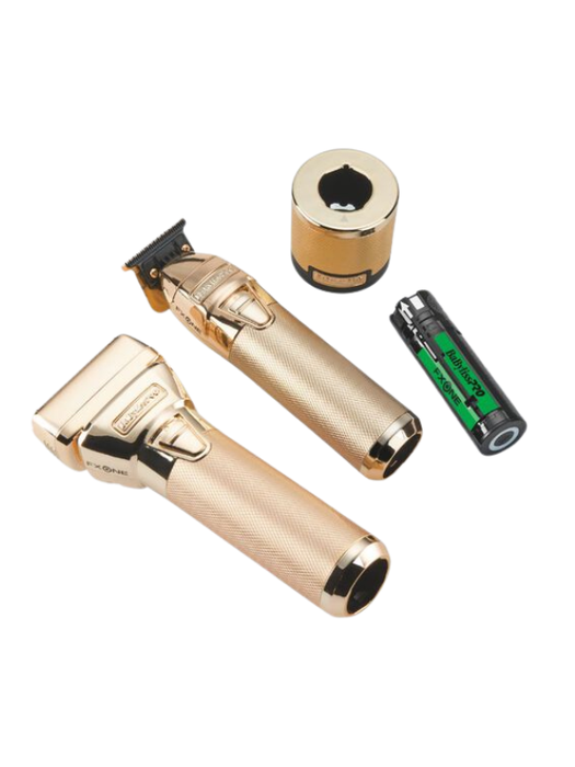 BaBylissPRO FXONE GOLDFX All-Metal Shaver & Trimmer Prepack #FX1FSTGPK