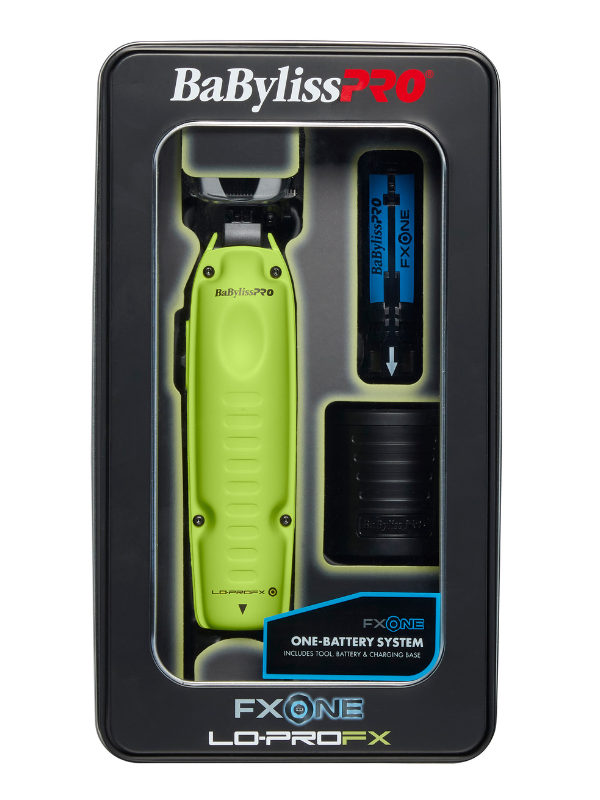 BaBylissPRO FX One LO-PROFX hair trimmer packaging on a white background