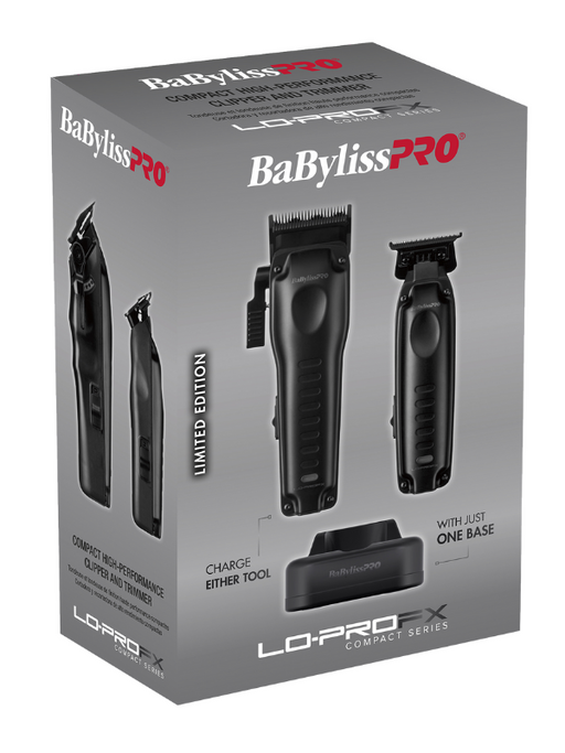 BaBylissPRO hair trimmer set packaging on a white background