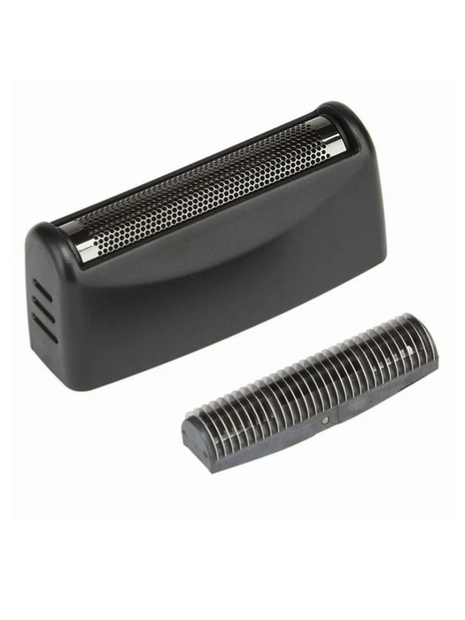 Black replacement foil on white background