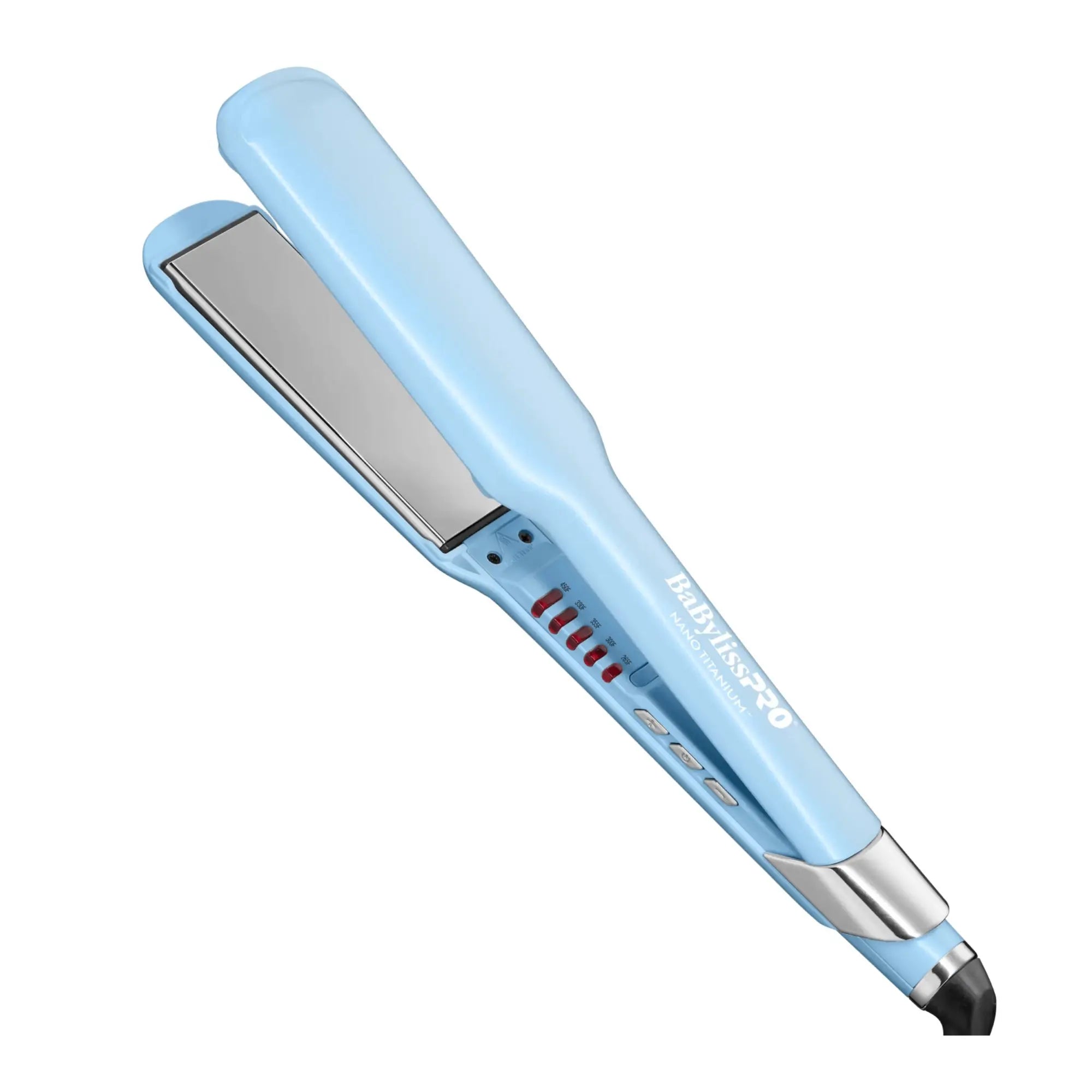 BaBylissPRO Nano Titanium Ultra-Sleek Flat Iron Iced Blue — Vip