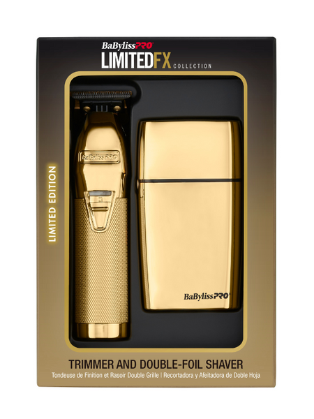 BaByliss PRO LimitedFX Gold バリカンセット　レア BaBylissPRO LimitedFX Gold Trimmer and Double Foil Shaver