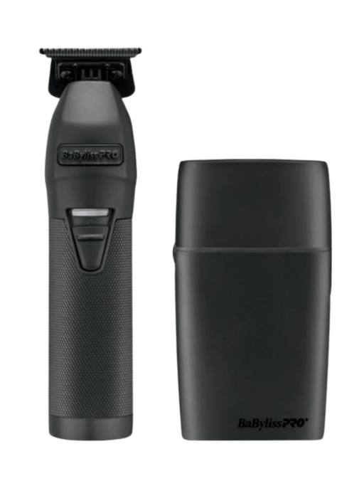New BaBylissPRO LimitedFX Matte Black Trimmer and Double-Foil Shaver Combo
