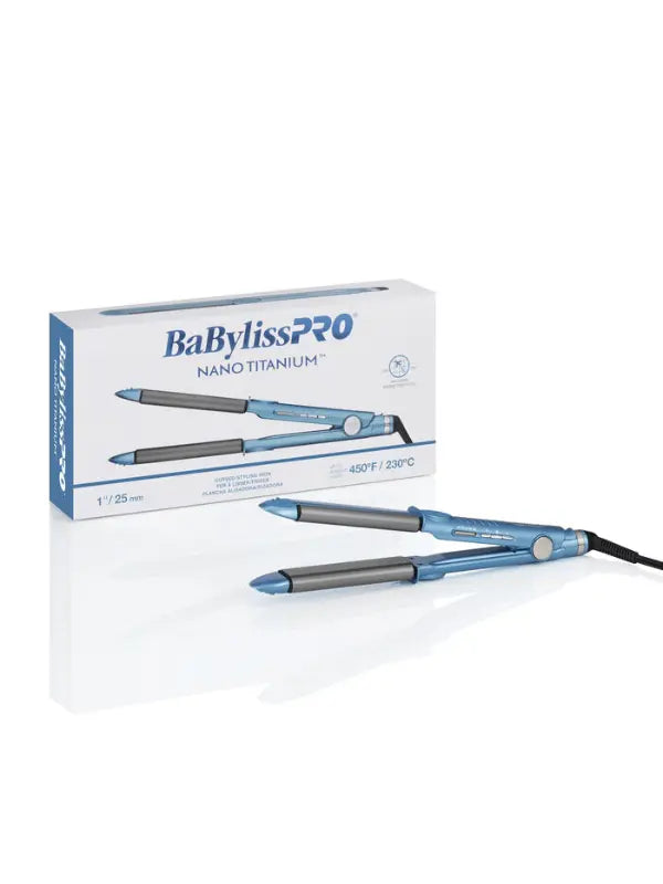 BaBylissPRO Nano Titanium 1" Curved Styling Iron #BNT4061UC