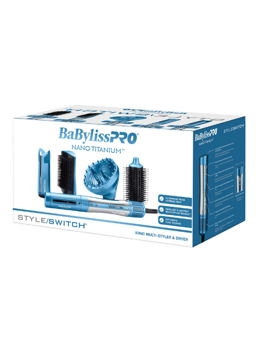 BaBylissPRO hair styling tool set packaging on a white background