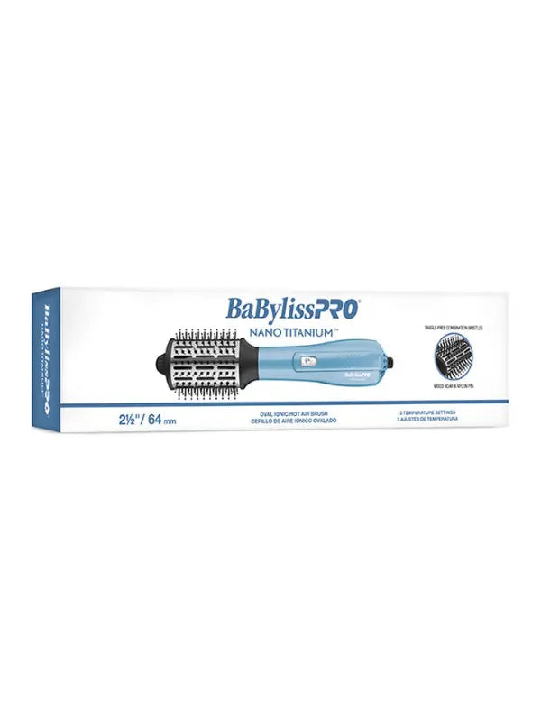 babyliss nano titanium oval lonic hot airbrush top