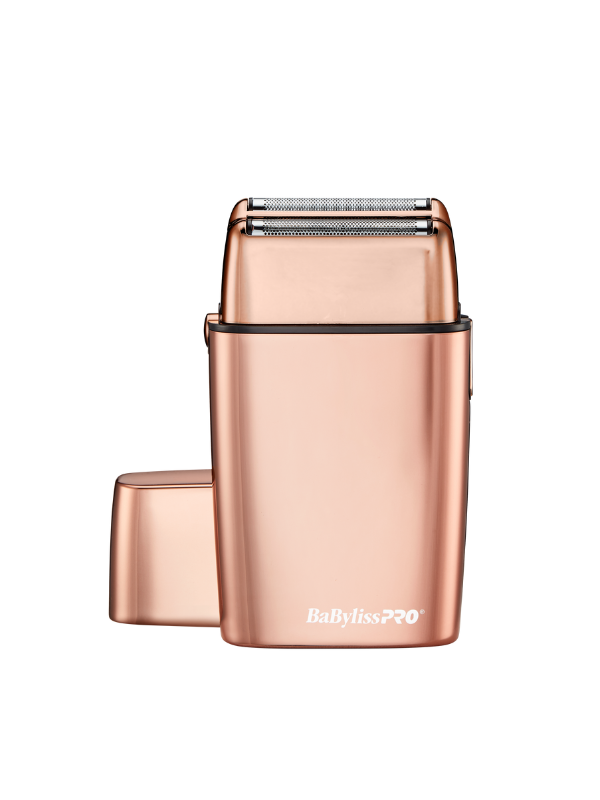 BabylissPRO LimitedFX Rose Gold Trimmer + Double Foil Shaver Prepack FXFS2RG